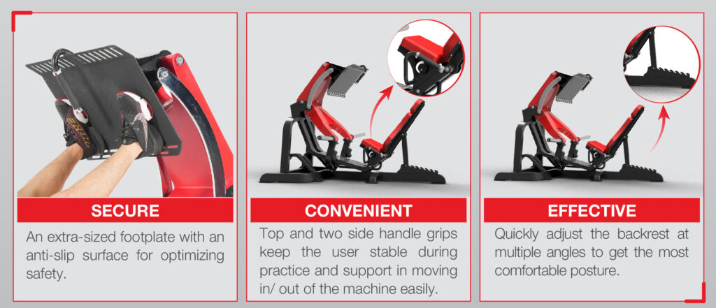 Qli 45 Degree Leg Press QLP045 features numerous outstanding advantages