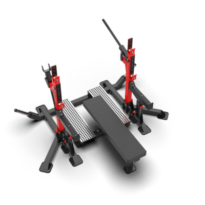 Commercial powerlifting dual rack, QLI QPDR83