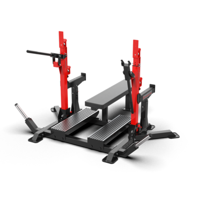 Commercial powerlifting dual rack, QLI QPDR83
