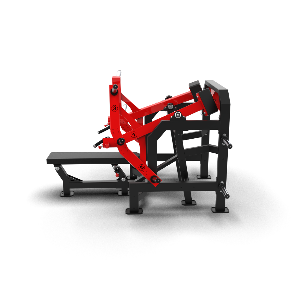 Commercial Pro-Arm variangle chest press, QLI QPAVP75