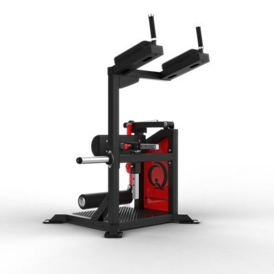 Commercial plate-loaded standing leg curl, QLI QSLC038