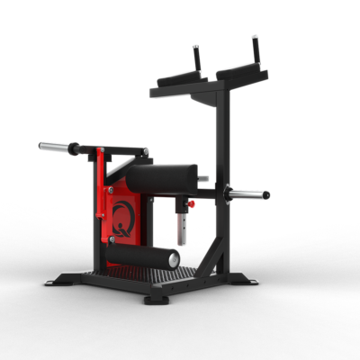 Commercial plate-loaded standing leg curl, QLI QSLC038