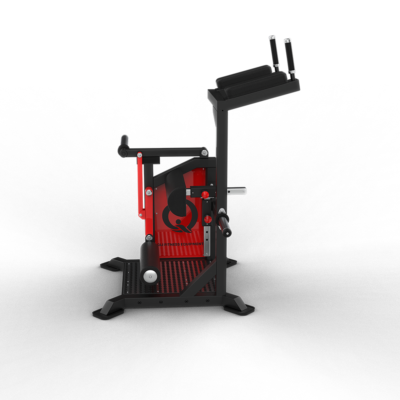 Commercial plate-loaded standing leg curl, QLI QSLC038